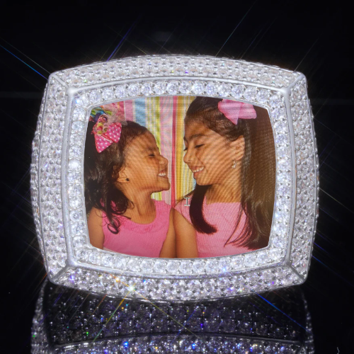 3D CUSTOM PICTURE ICED RING
