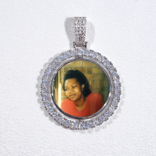 3D Spinning 2-Faced Custom Picture Pendant