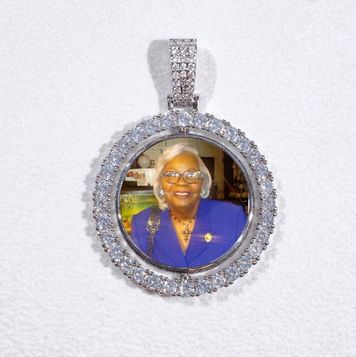 3D Spinning 2-Faced Custom Picture Pendant