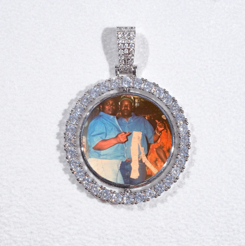 3D Spinning 2-Faced Custom Picture Pendant