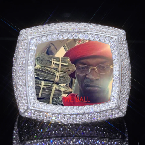 3D CUSTOM PICTURE ICED RING