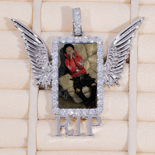 RIP WING 3D CUSTOM PICTURE PENDANT