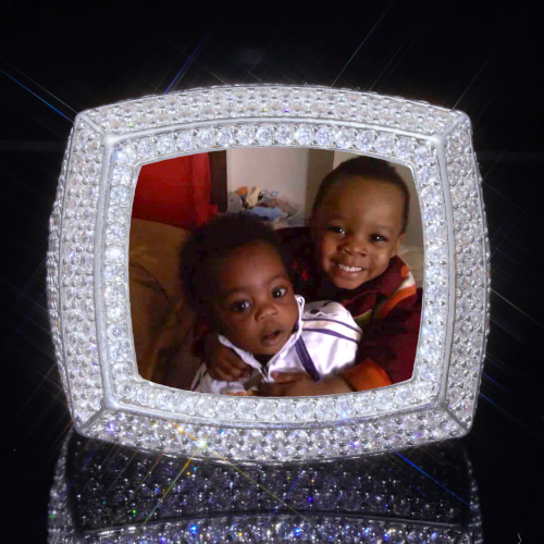 3D CUSTOM PICTURE ICED RING