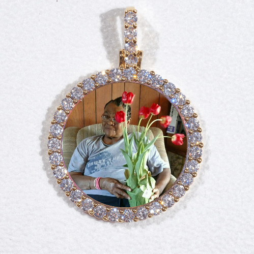 3D CIRCLE CUSTOM PICTURE PENDANT SMALL SIZE