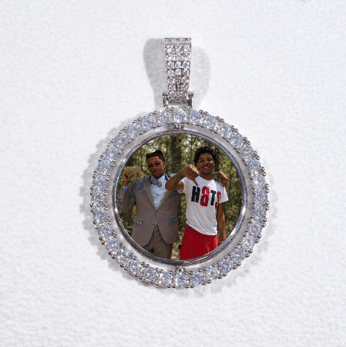 3D Spinning 2-Faced Custom Picture Pendant