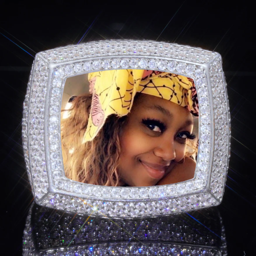 3D CUSTOM PICTURE ICED RING