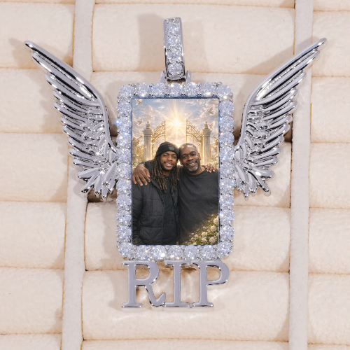 RIP WING 3D CUSTOM PICTURE PENDANT