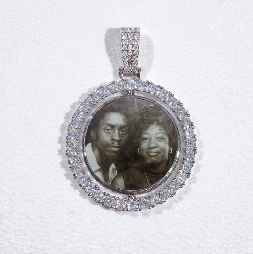 3D Spinning 2-Faced Custom Picture Pendant