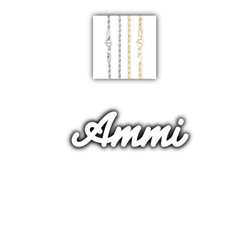 Script Custom Letter Necklace