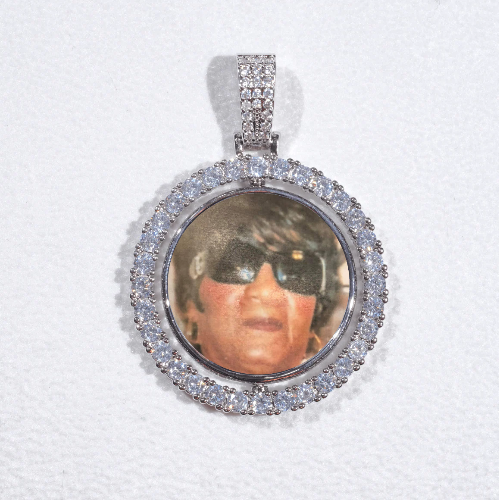 3D Spinning 2-Faced Custom Picture Pendant
