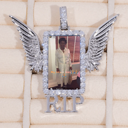 RIP WING 3D CUSTOM PICTURE PENDANT