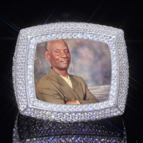 3D CUSTOM PICTURE ICED RING