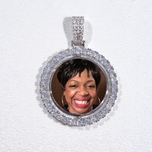 3D Spinning 2-Faced Custom Picture Pendant