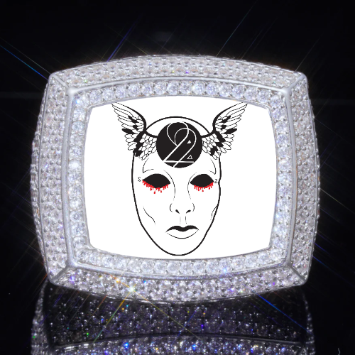 3D CUSTOM PICTURE ICED RING