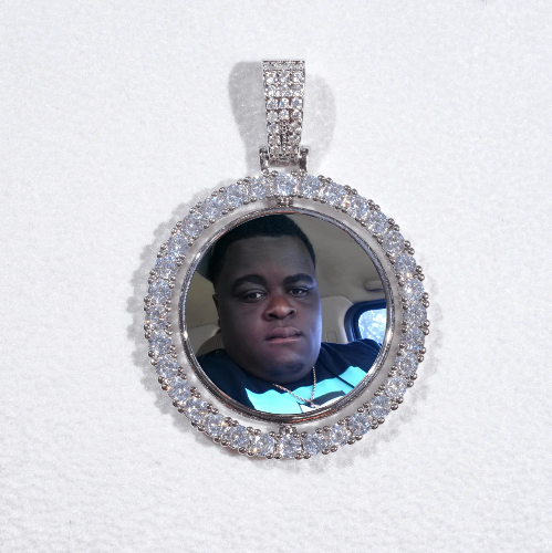 3D Spinning 2-Faced Custom Picture Pendant