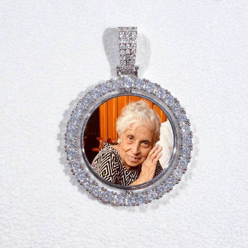 3D Spinning 2-Faced Custom Picture Pendant