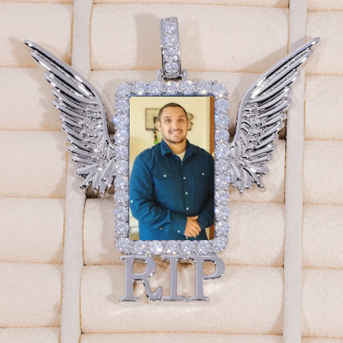 RIP WING 3D CUSTOM PICTURE PENDANT