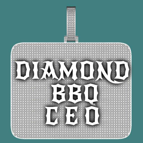 CUSTOM LETTER NECKLACE 3D BIG SQUARE