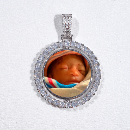 3D Spinning 2-Faced Custom Picture Pendant