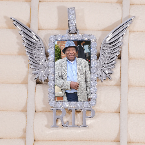 RIP WING 3D CUSTOM PICTURE PENDANT