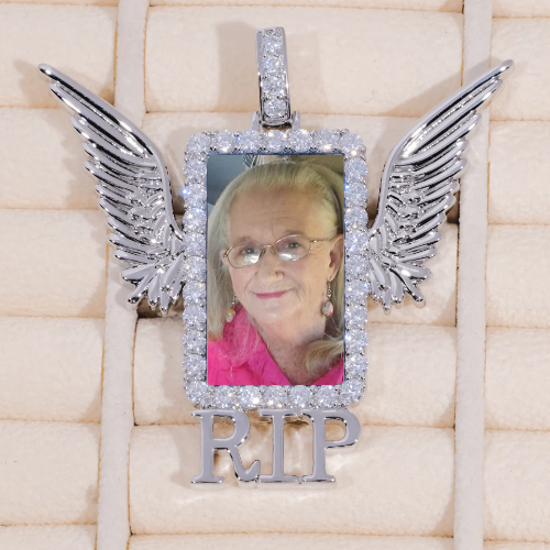RIP WING 3D CUSTOM PICTURE PENDANT