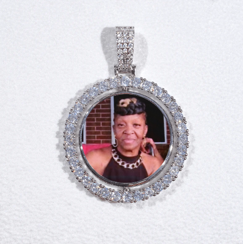 3D Spinning 2-Faced Custom Picture Pendant