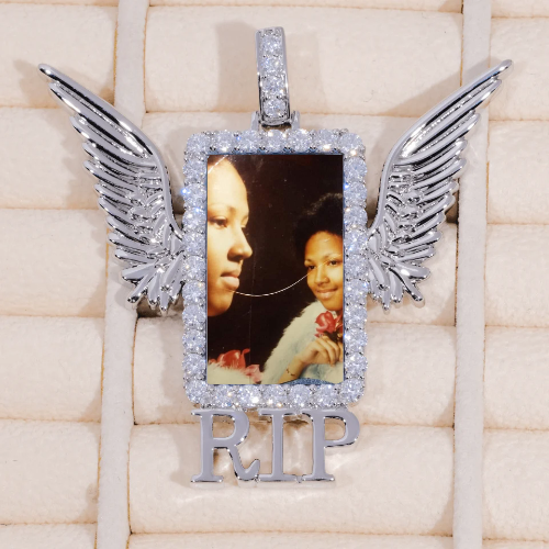 RIP WING 3D CUSTOM PICTURE PENDANT