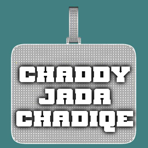 CUSTOM LETTER NECKLACE 3D BIG SQUARE