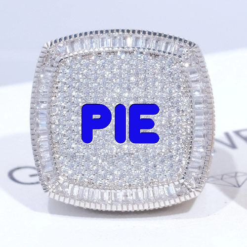 CUSTOM LETTER 3D ICED RING