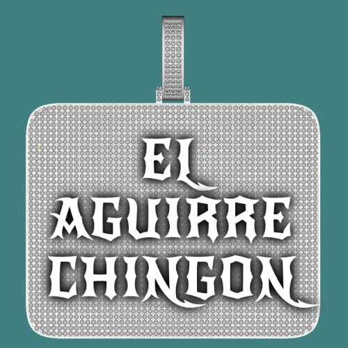 CUSTOM LETTER NECKLACE 3D BIG SQUARE