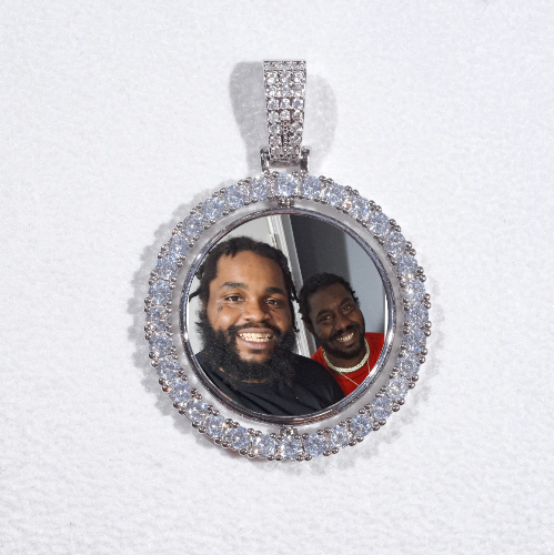 3D Spinning 2-Faced Custom Picture Pendant