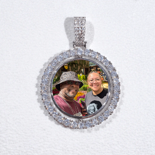 3D Spinning 2-Faced Custom Picture Pendant