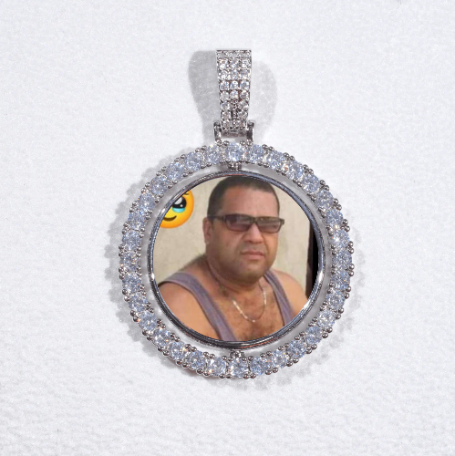 3D Spinning 2-Faced Custom Picture Pendant