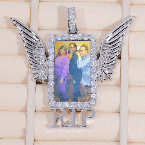 RIP WING 3D CUSTOM PICTURE PENDANT