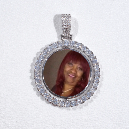3D Spinning 2-Faced Custom Picture Pendant