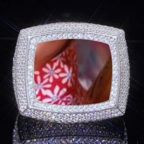 3D CUSTOM PICTURE ICED RING