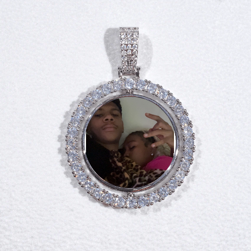 3D Spinning 2-Faced Custom Picture Pendant