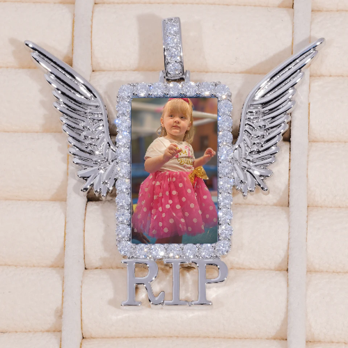 RIP WING 3D CUSTOM PICTURE PENDANT