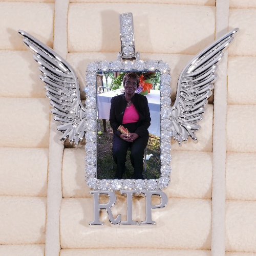 RIP WING 3D CUSTOM PICTURE PENDANT