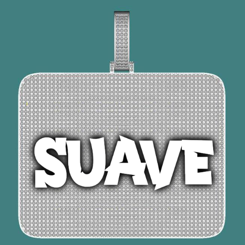 CUSTOM LETTER NECKLACE 3D BIG SQUARE