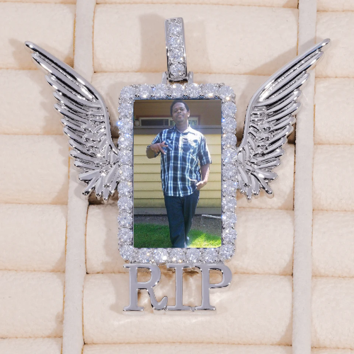 RIP WING 3D CUSTOM PICTURE PENDANT