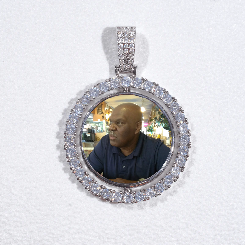 3D Spinning 2-Faced Custom Picture Pendant