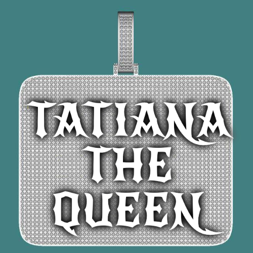 CUSTOM LETTER NECKLACE 3D BIG SQUARE