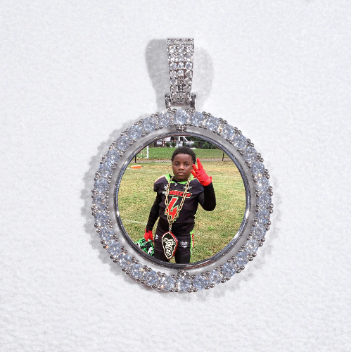 3D Spinning 2-Faced Custom Picture Pendant