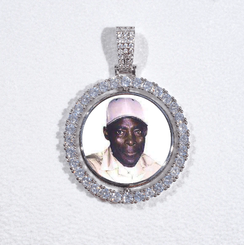 3D Spinning 2-Faced Custom Picture Pendant