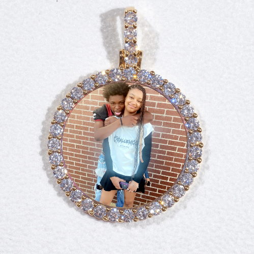 3D CIRCLE CUSTOM PICTURE PENDANT SMALL SIZE