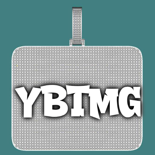 CUSTOM LETTER NECKLACE 3D BIG SQUARE