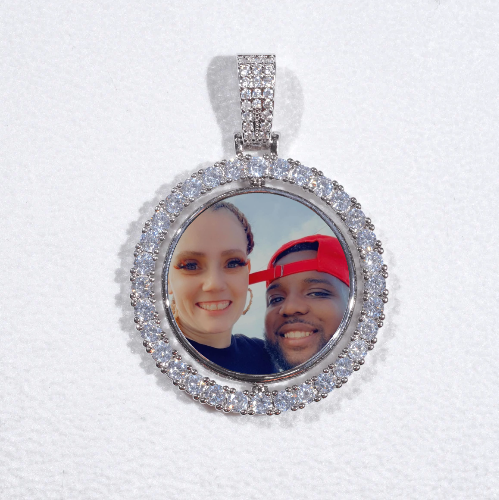 3D Spinning 2-Faced Custom Picture Pendant