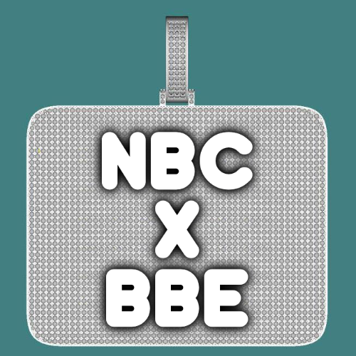 CUSTOM LETTER NECKLACE 3D BIG SQUARE
