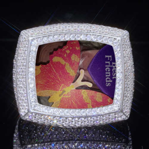 3D CUSTOM PICTURE ICED RING